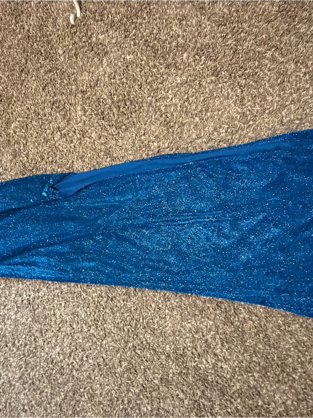 City Triangles Sparkling Cobalt Blue Maxi Dress